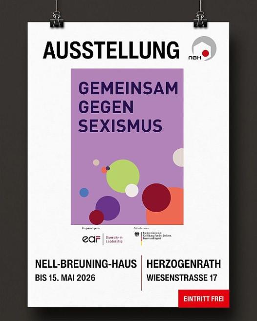 Ausstellung gemeinsam gegen Sexismus klein