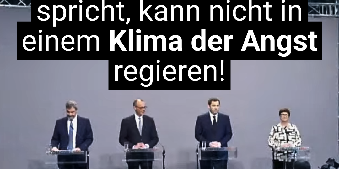 APPELL AN DIE BUNDESREGIERUNG VON 293 ORGANISATIONEN