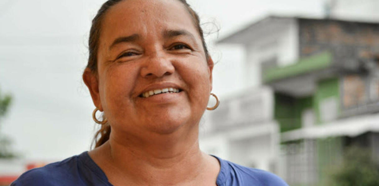 Aktivistin Jani Silva Kolumbien Amazonas-Gebiet (c) ANZORG