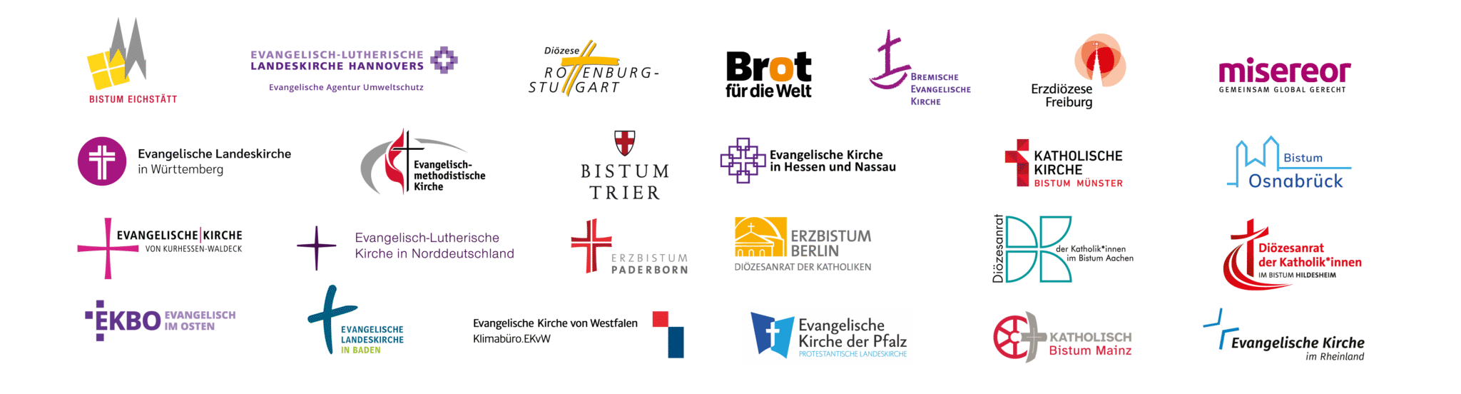 Die 25 Projektpartner*innen Klimafasten 2026