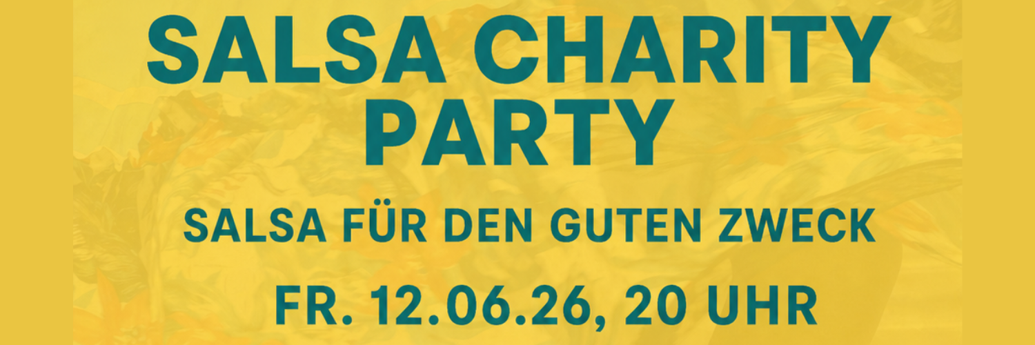 Einladung zu unserer Salsa Charity Party